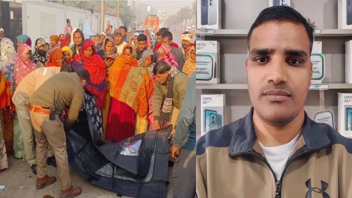 वाराणसी में टहलने निकले युवक की एंबुलेंस की चपेट में आने से मौत, लोगों ने हाईवे किया जाम