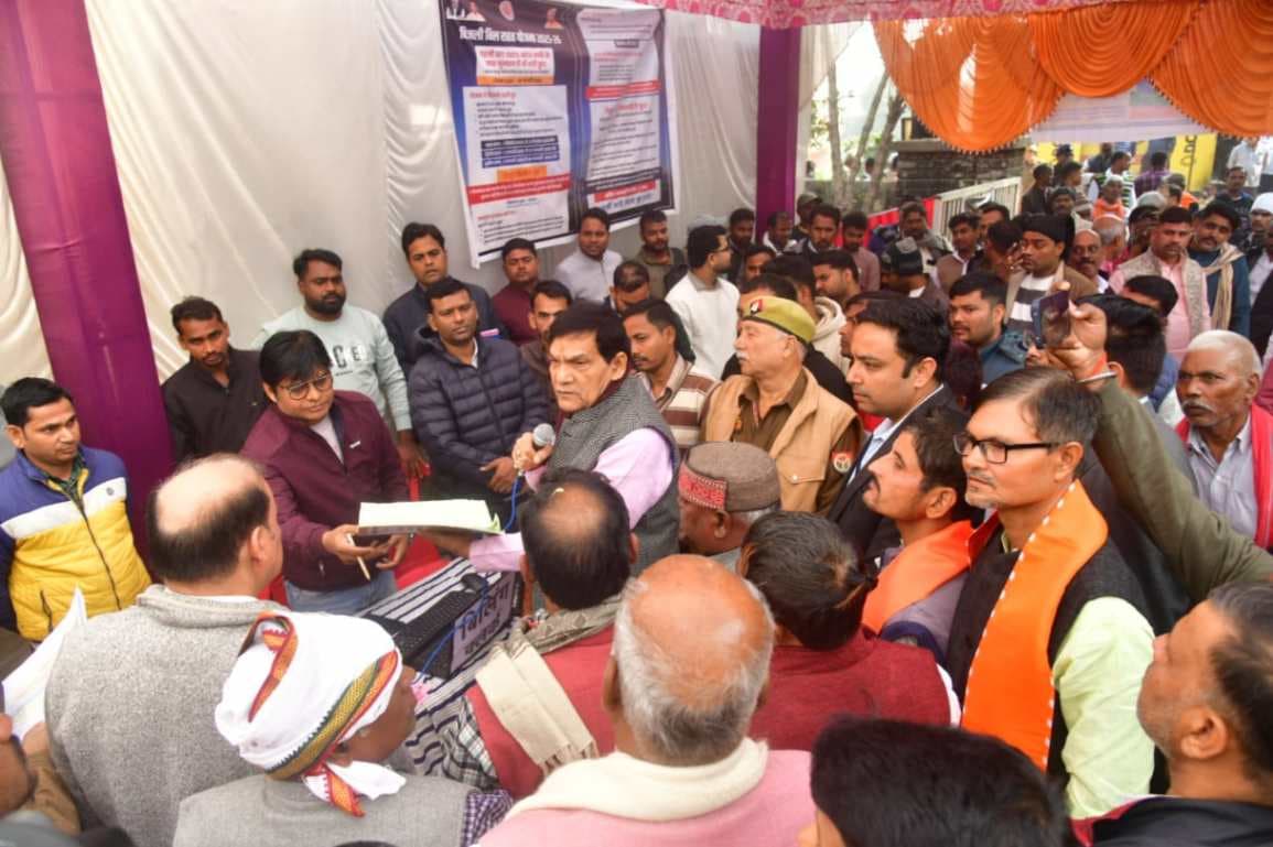 ऊर्जा मंत्री ने बिजली बिल राहत शिविर का किया निरीक्षण, 173 उपभोक्ताओं ने कराया रजिस्ट्रेशन