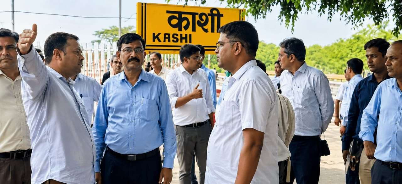काशी स्टेशन पर सिग्नेचर ब्रिज की ड्रॉइंग तैयार, डिजाइन परीक्षण जारी...