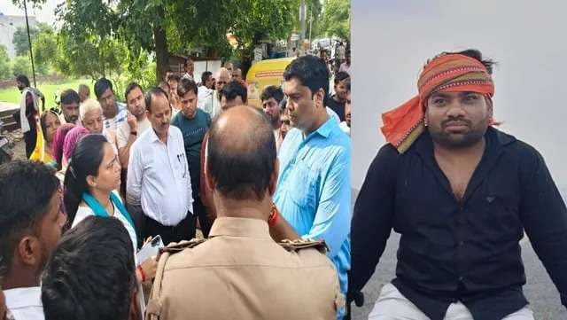 तेज रफ्तार पिकअप ने फर्नीचर कारीगर की ले ली जान, मुआवजे के लिए किया चक्काजाम...