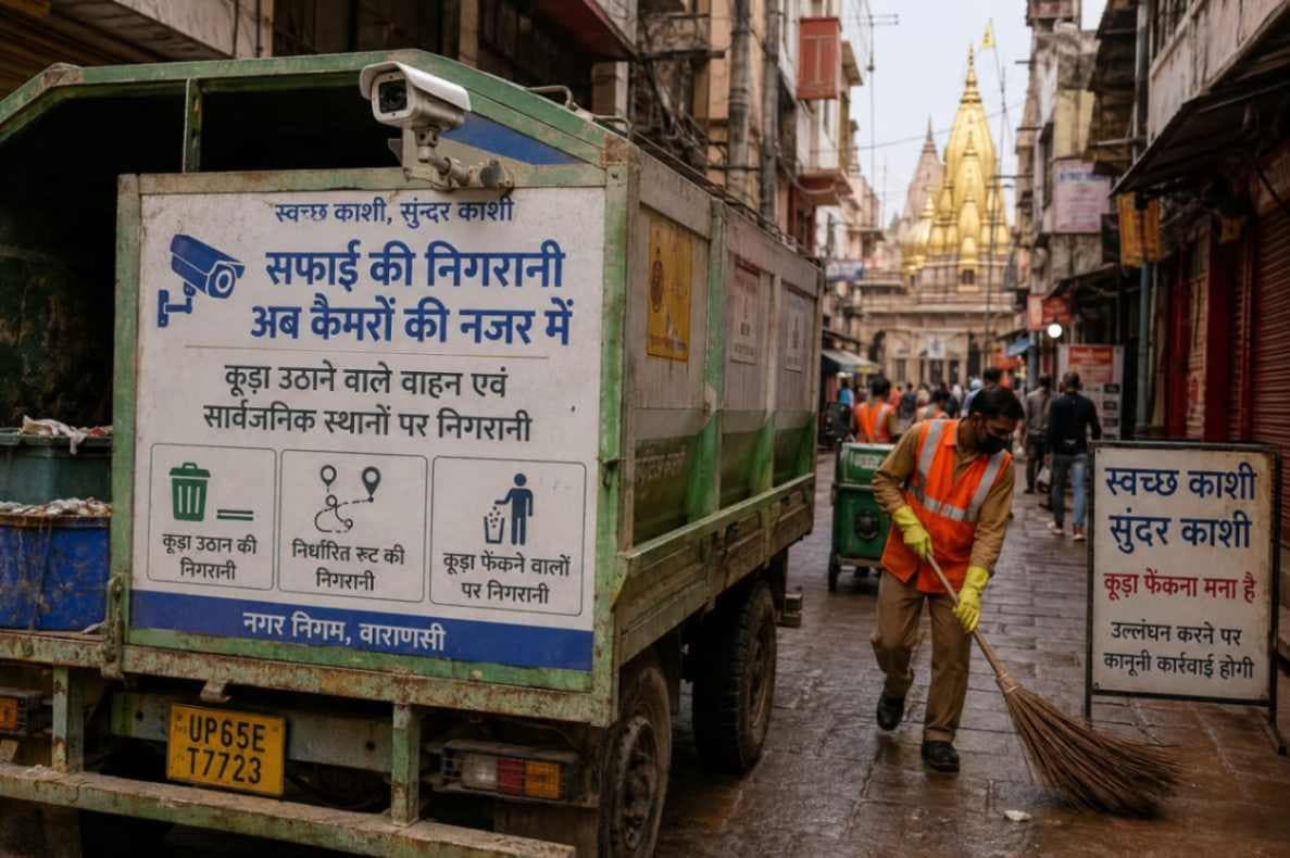 काशी विश्वनाथ के आसपास की गलियों में सफाई पर रहेगी कैमरों की नजर