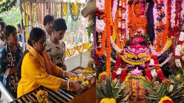 काशी में देव गुरु बृहस्पति भगवान का वार्षिक हरियाली और हिम श्रृंगार, सावन में सजीव हुई महिमा