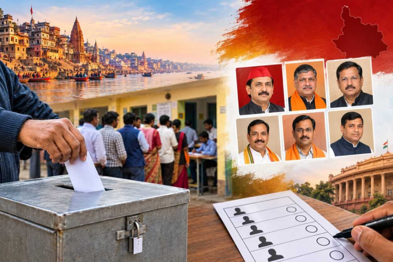 वाराणसी में स्नातक-शिक्षक एमएलसी चुनाव के लिए मतदान शुरू, 34 प्रत्याशियों की किस्मत मतपेटियों में होगी बंद