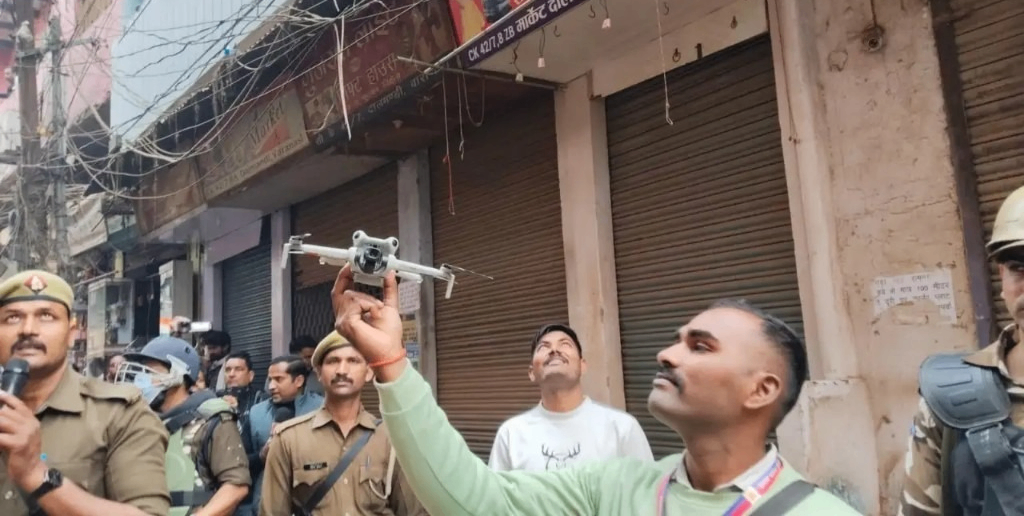 दालमंडी में ध्‍वस्‍तीकरण की सबसे बड़ी कार्रवाई, छह मकानों पर वीडीए ने एक साथ लगाया हाथ